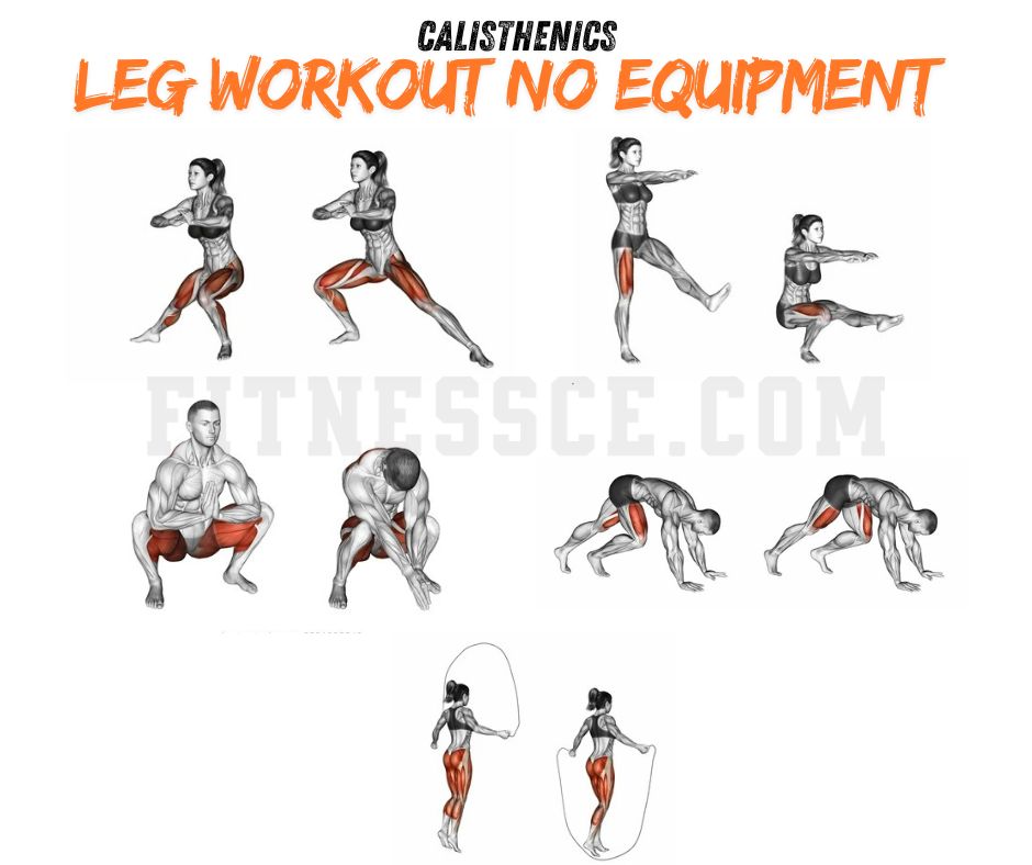 leg workout No equipment