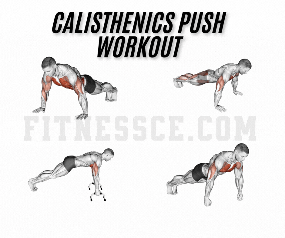 calisthenics push workout
