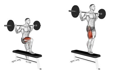 Step-upped dumbbells